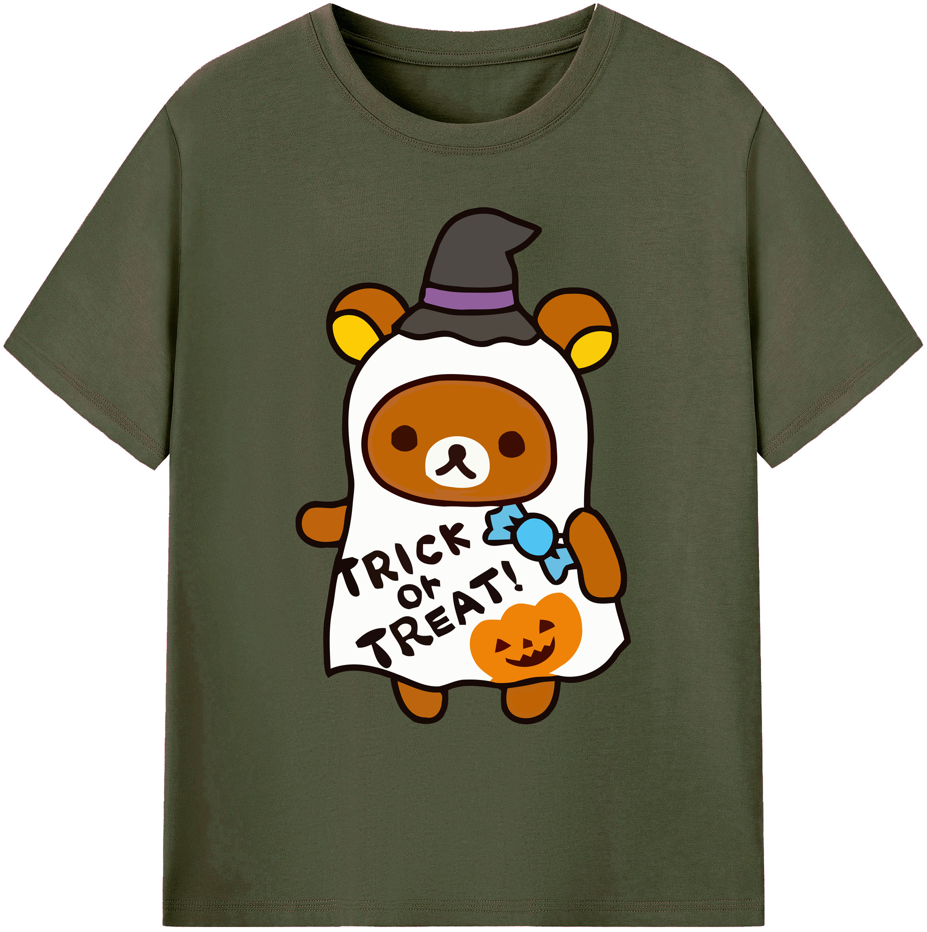 （画像用） リラックマ リラックマ キイロイトリ Rilakkuma Korilakkuma Kiiroitori 綿100％ メンズ半袖Tシャツ｜肌触りやわらか＆通気性